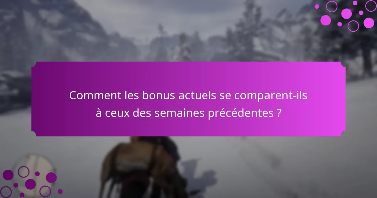 Comment les joueurs peuvent-ils gagner des bonus d’événements hebdomadaires ?