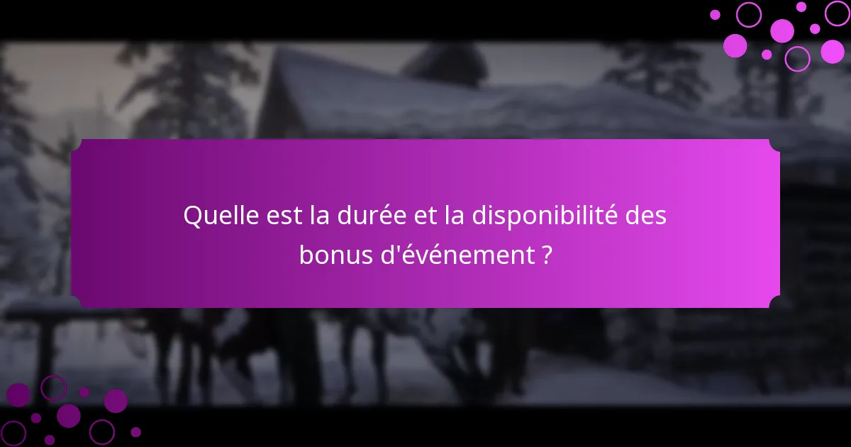Quelles récompenses les joueurs peuvent-ils attendre des bonus d’événement ?
