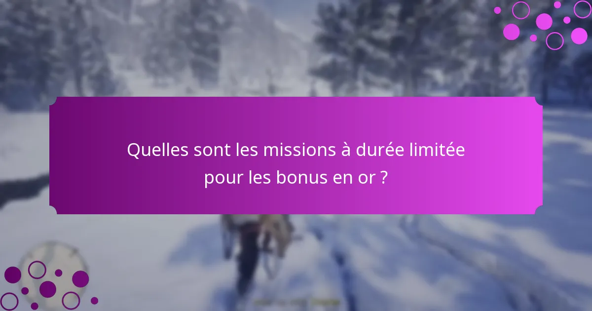 Quels défis d’événements sont disponibles pour les bonus en or ?